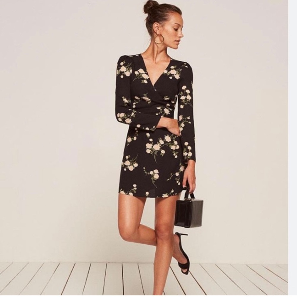 Reformation Zircon Contessa Dress worn twice